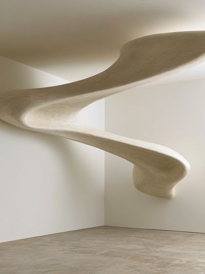 Sculptural Spiral Interior Photography Poster.