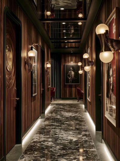 Luxury Art Deco Hallway Poster.
