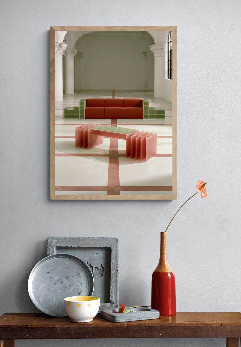 Modern Interior Installation Poster. — room view 3