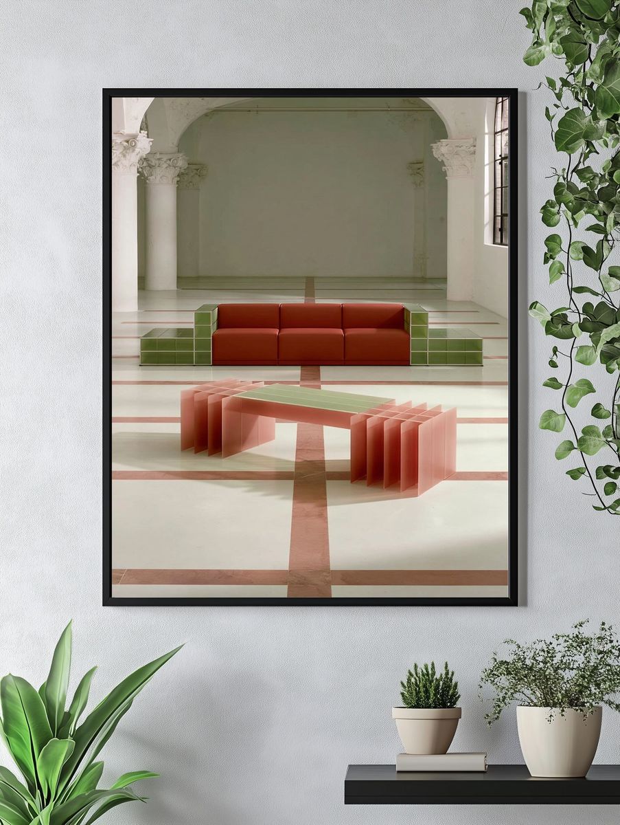 Modern Interior Installation Poster. — room view 4
