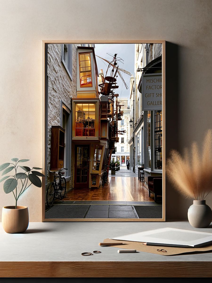 Mischief Factory Alley Poster. — room view 2