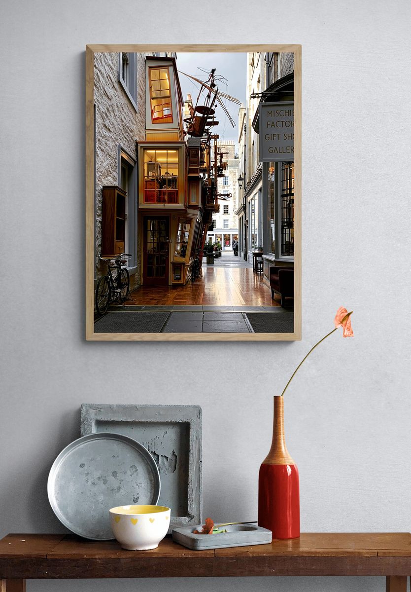 Mischief Factory Alley Poster. — room view 3
