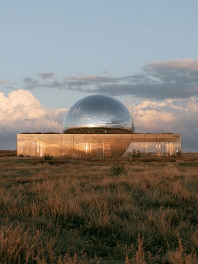Mirrored Dome Landscape Photography Poster. poster