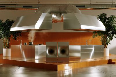 Modern Industrial Kitchen Poster.
