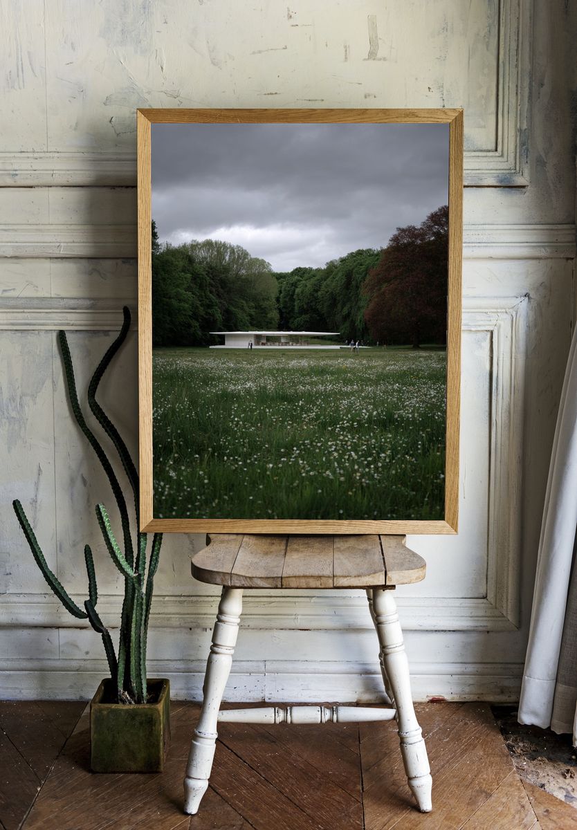 Modern Architecture in Nature — Photography Print. — room view 1