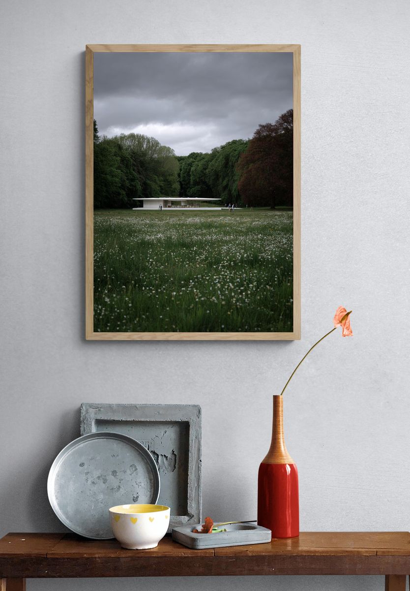 Modern Architecture in Nature — Photography Print. — room view 3