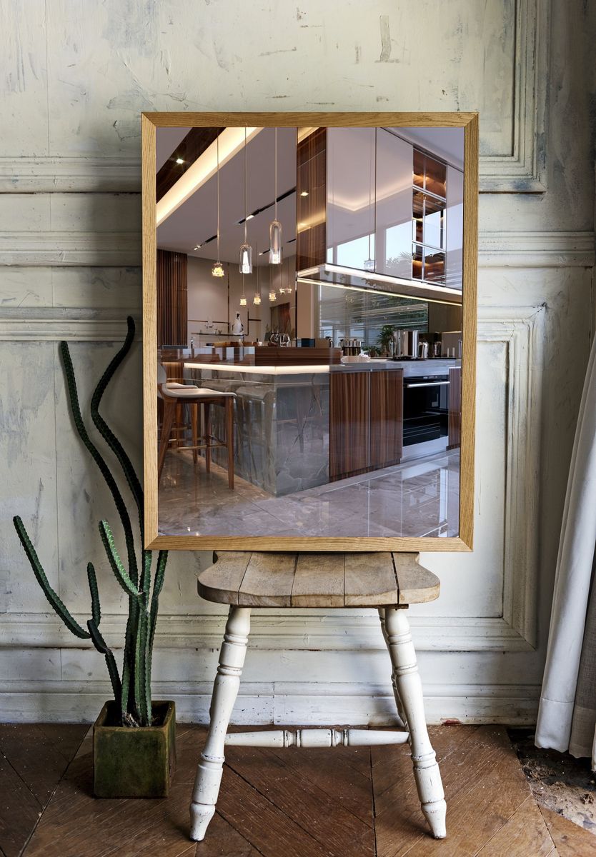 Modern Luxury Kitchen Interior Print. room preview