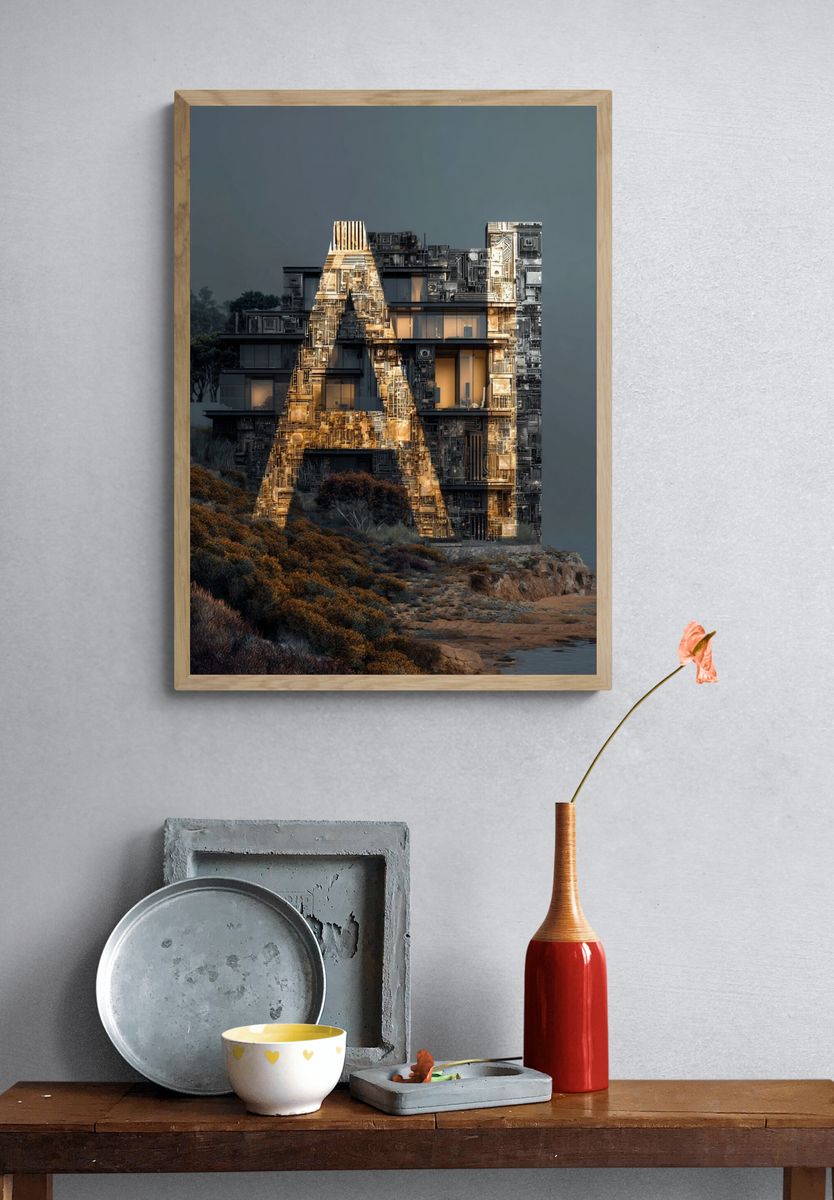 Architectural A — Modern Print. — room view 3