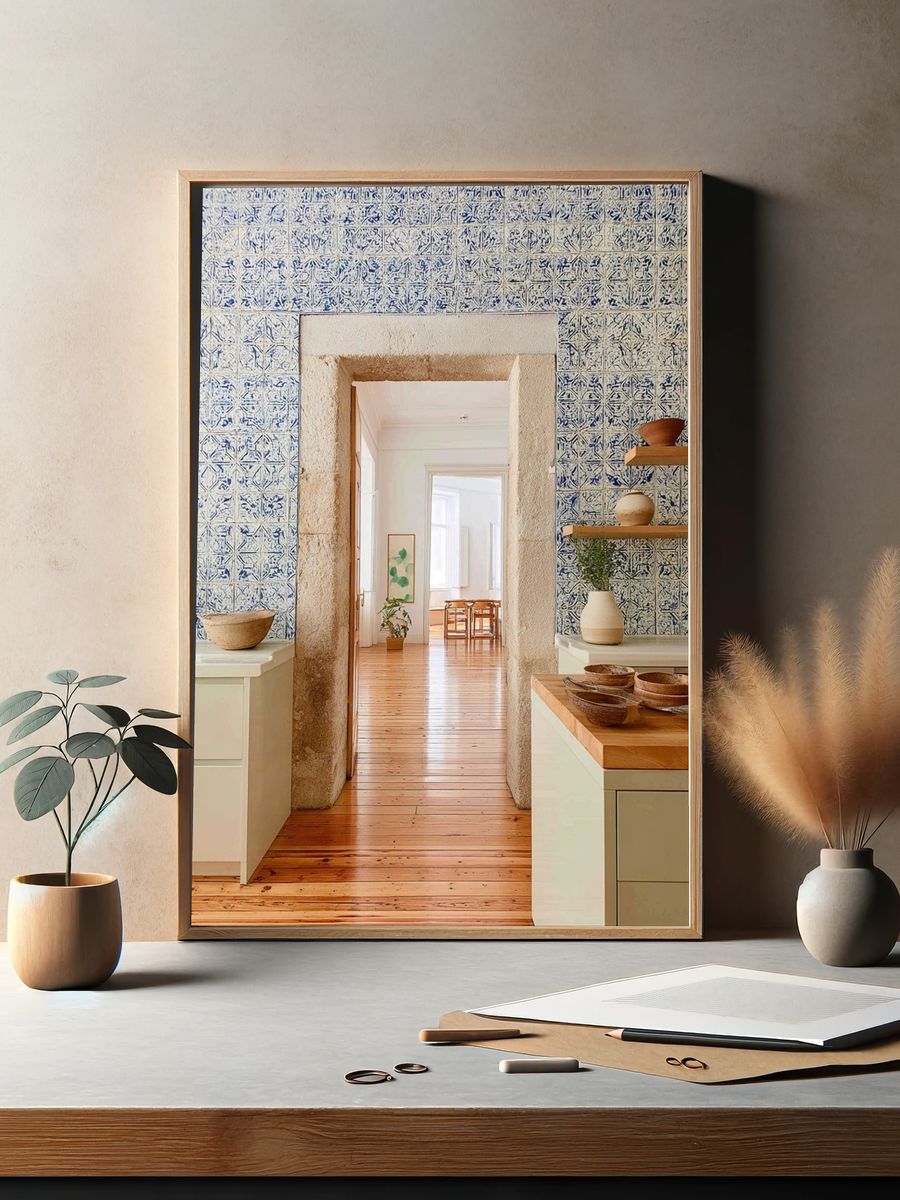 Mediterranean Interior Hallway Poster. — room view 2