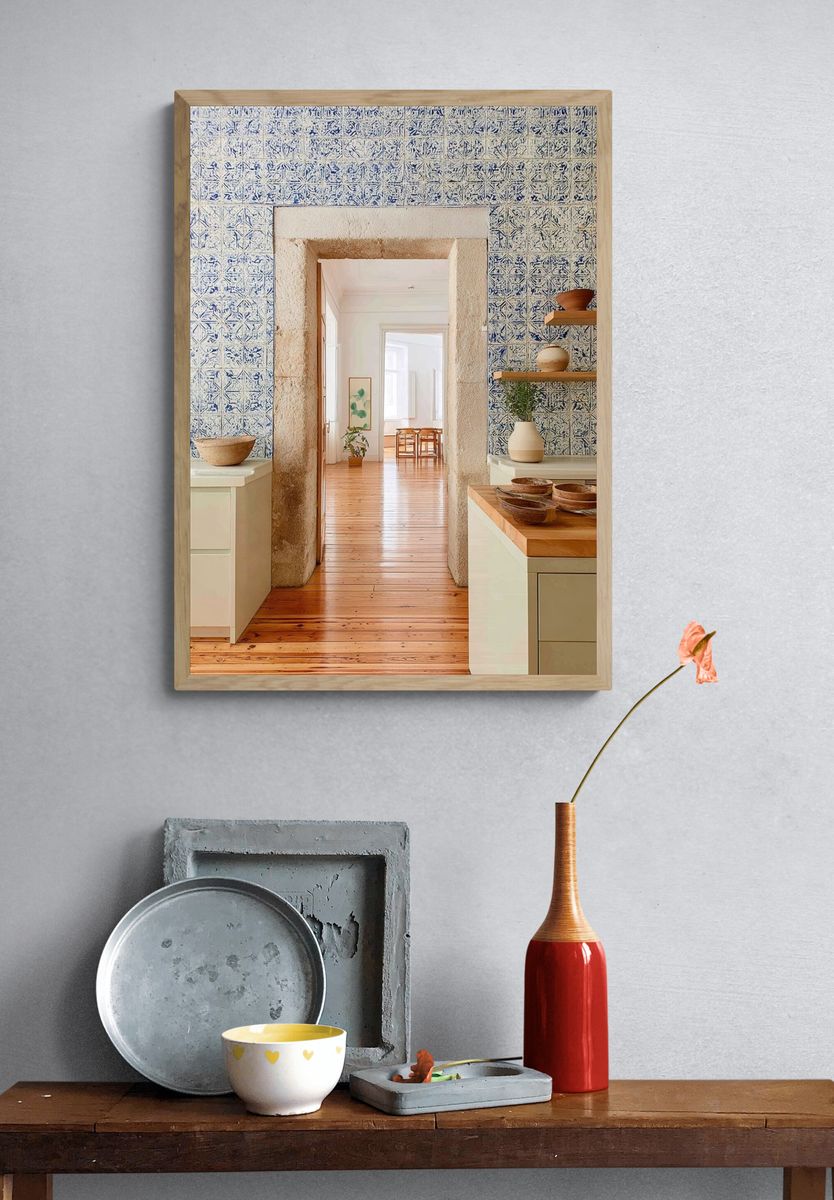 Mediterranean Interior Hallway Poster. — room view 3