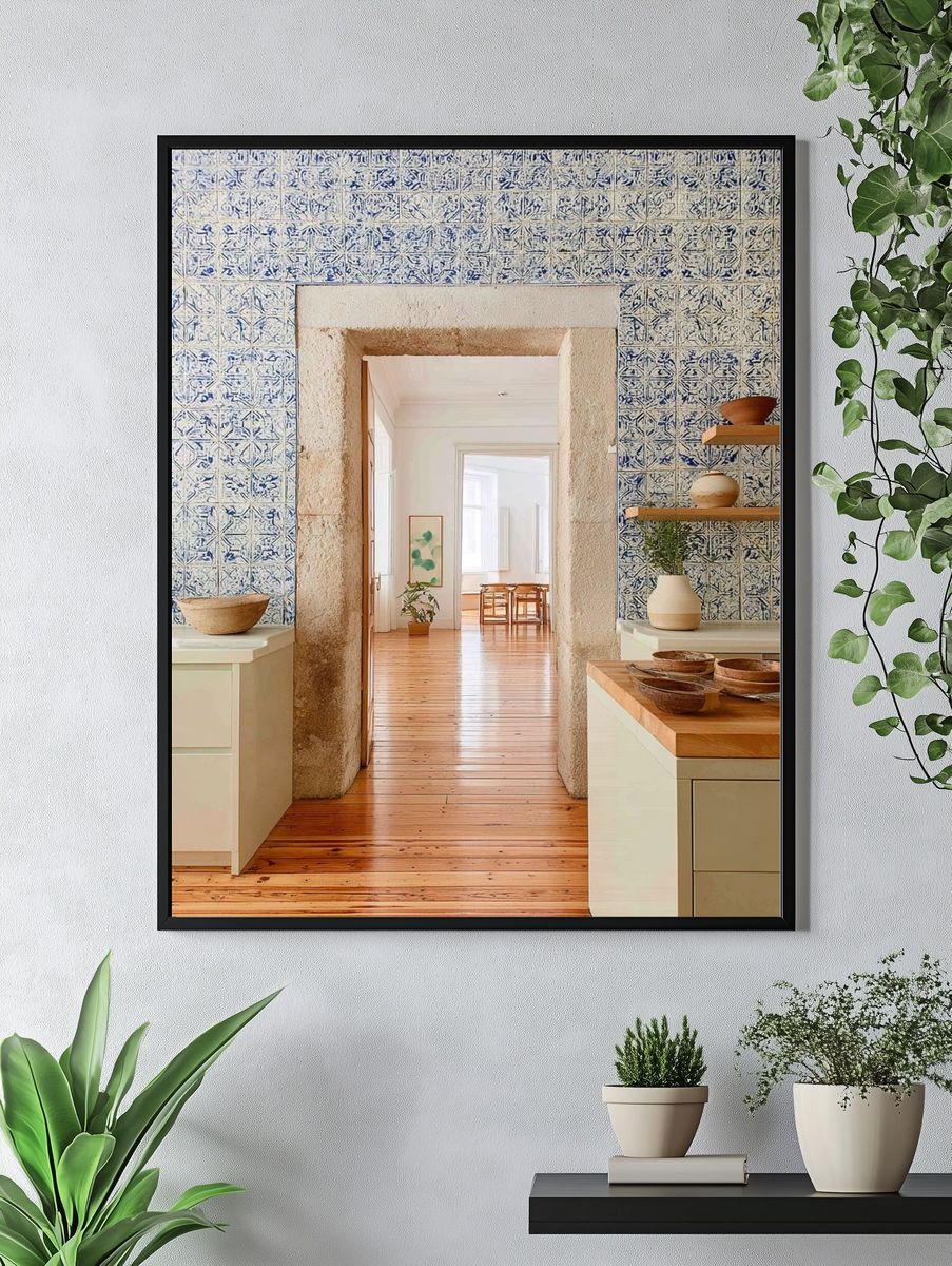 Mediterranean Interior Hallway Poster. — room view 4