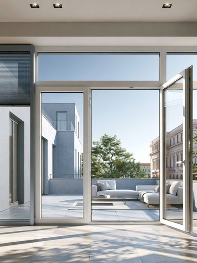 Modern Interior Terrace Photography Poster.