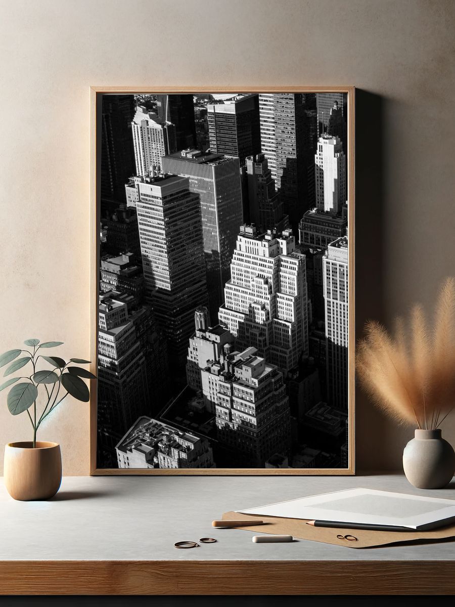 iPhone wallpaper, HD black white. — room view 2