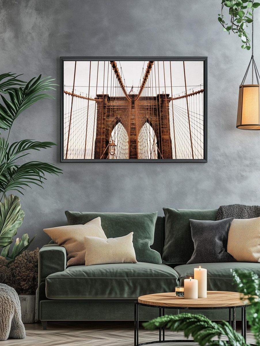 Brooklyn Bridge, New York City. — room view 4