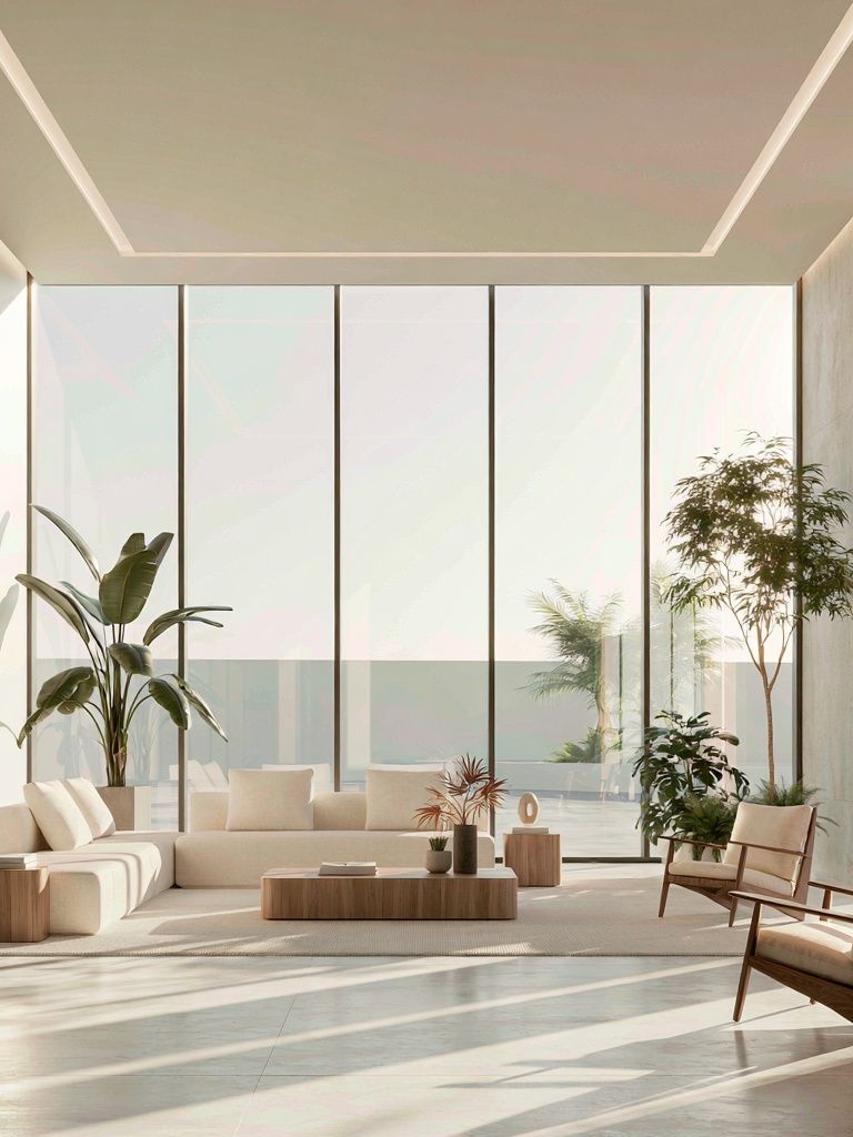 Minimalist Sunlit Interior Print. poster detail