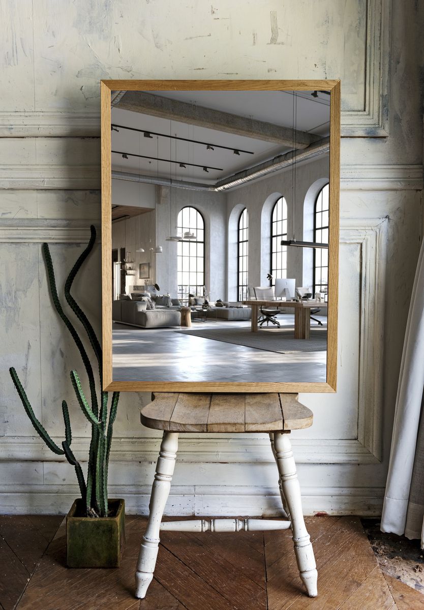 Industrial Loft Office Poster. room preview