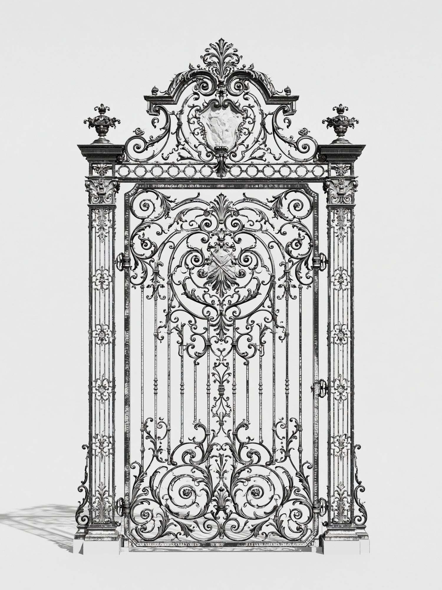 Ornate Iron Gate Photography Poster. poster detail