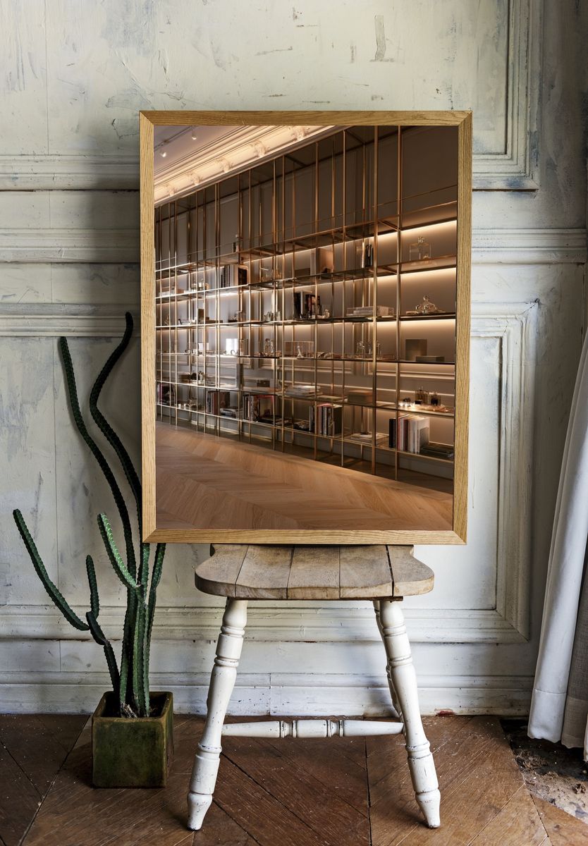 Luxury Library Interior Photography Poster. — room view 1