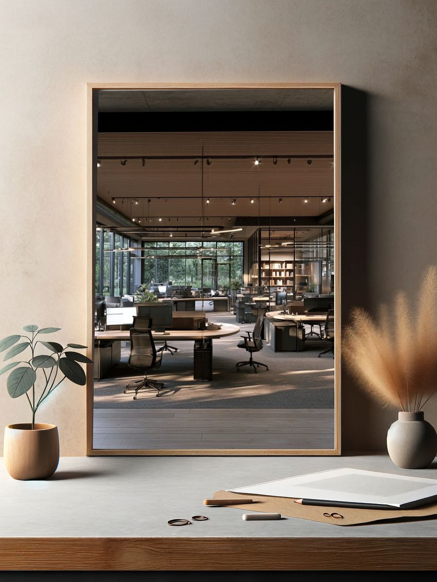 Modern Office Interior Photography Poster. — room view 2