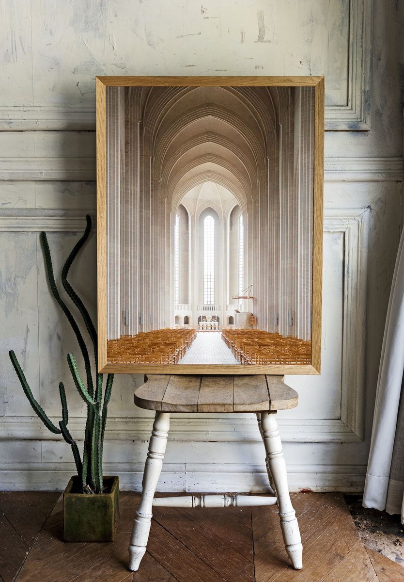 Grundtvigs Kirke, architecture. room preview