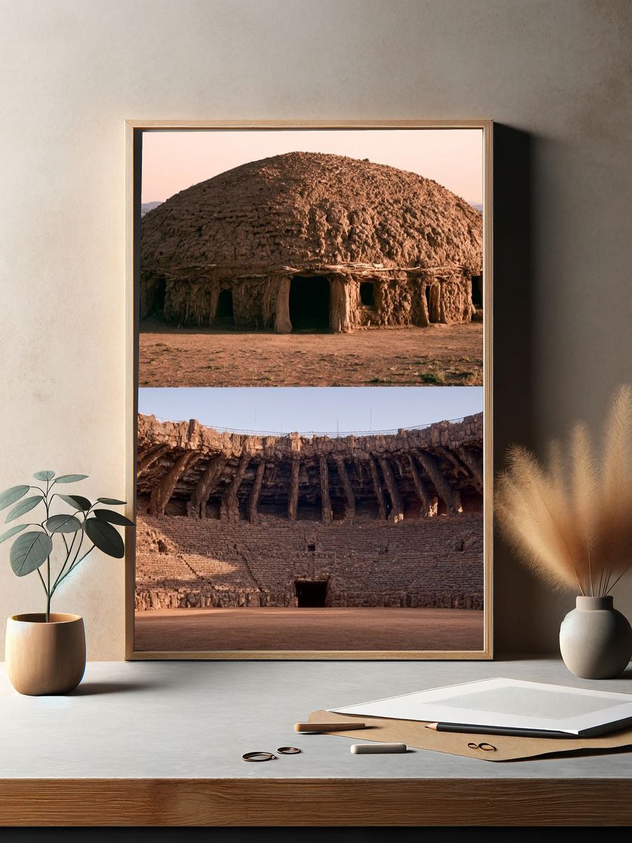 Ancient Stone Amphitheater Poster. — room view 2