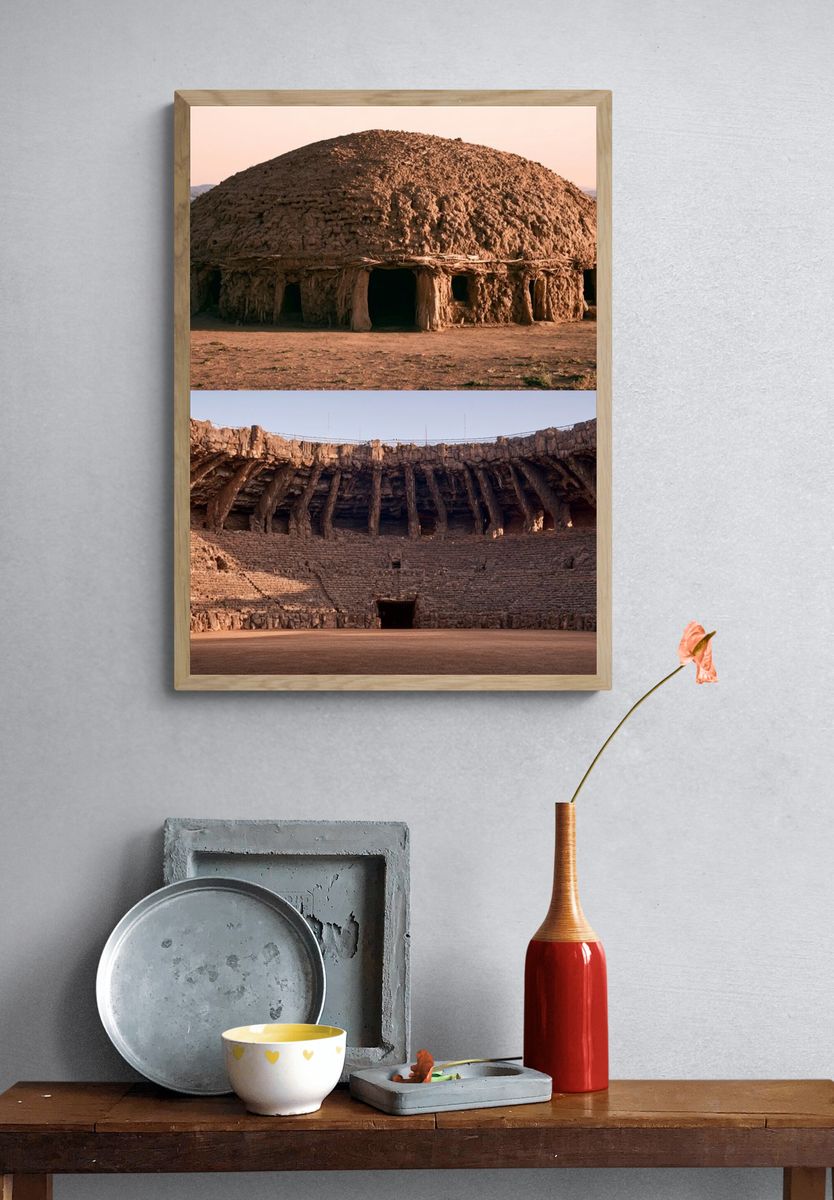 Ancient Stone Amphitheater Poster. — room view 3