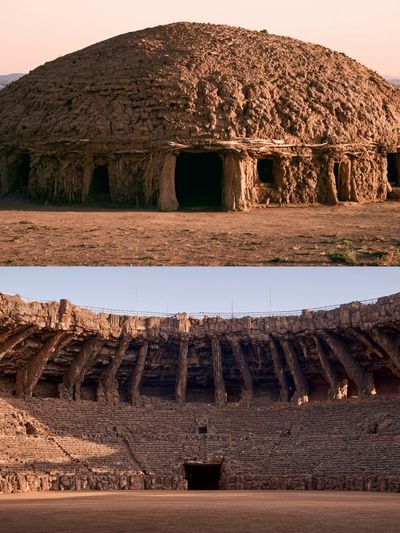 Ancient Stone Amphitheater Poster.