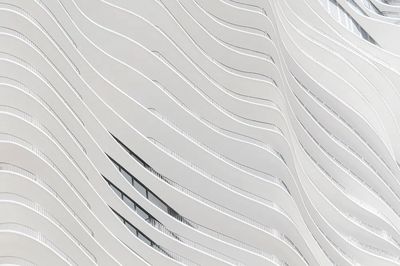 Wavy Architecture — Modern Print. poster