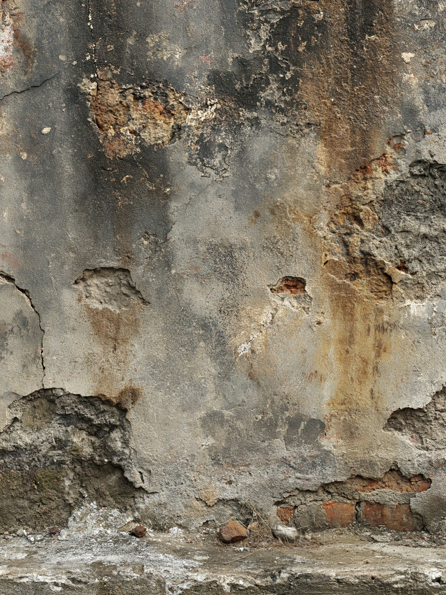 Weathered Concrete Wall Texture Print. poster detail