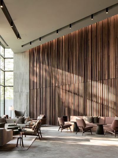 Modern Luxury Lobby Interior Poster.