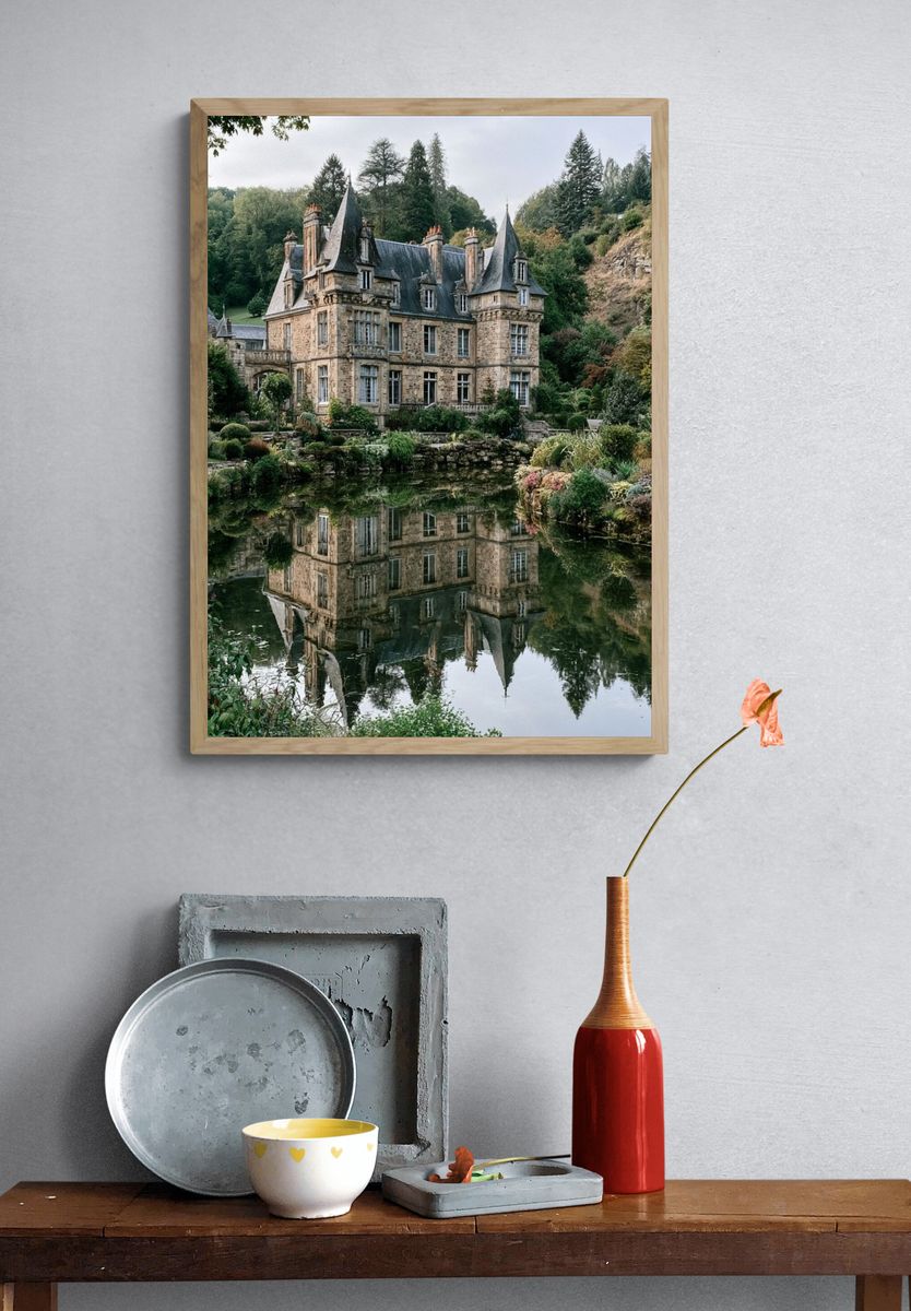 French Chateau Garden Poster. — room view 3