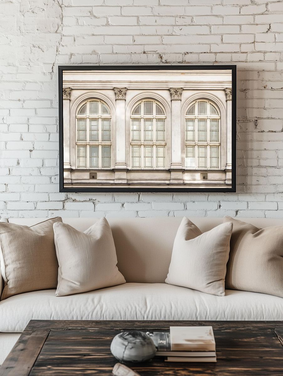 Architectural Windows — Photography Print. — room view 1