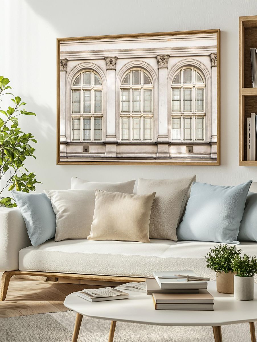 Architectural Windows — Photography Print. — room view 2