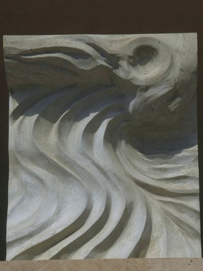 Stone Wave Relief Poster.