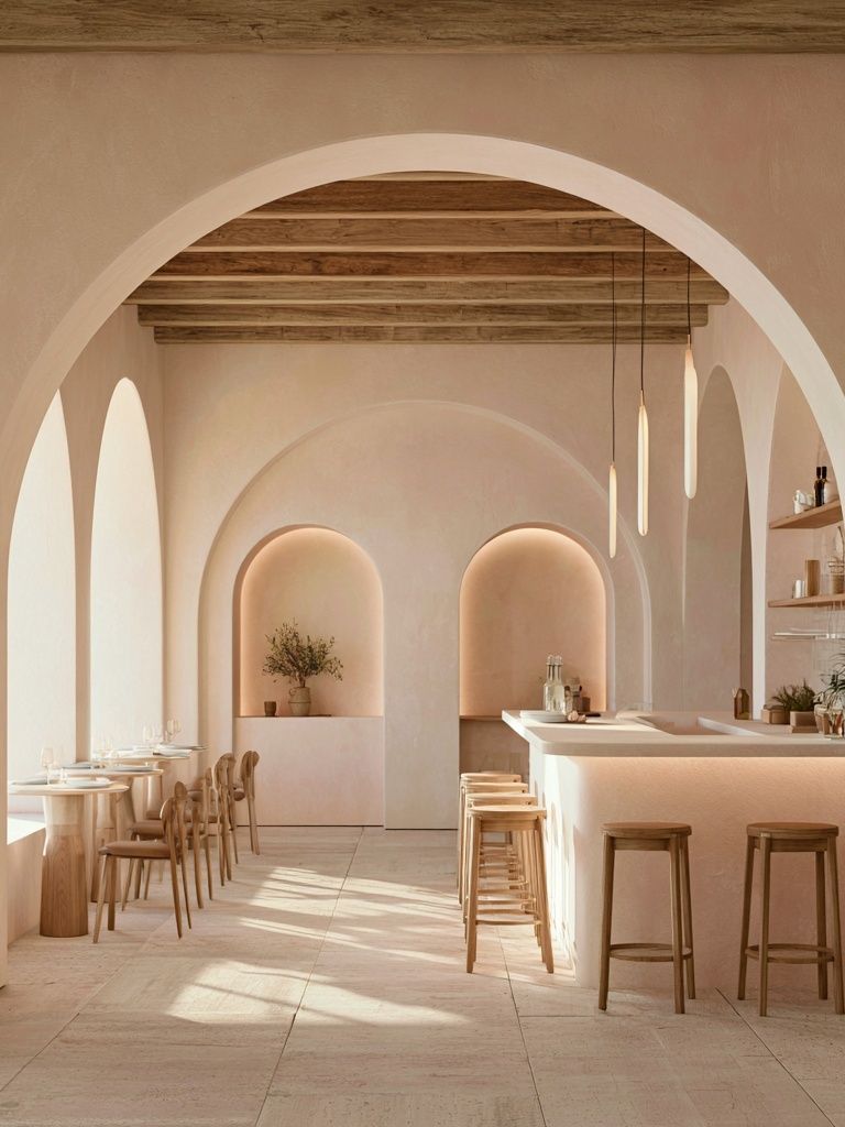 Mediterranean Arch Interior Print. poster detail