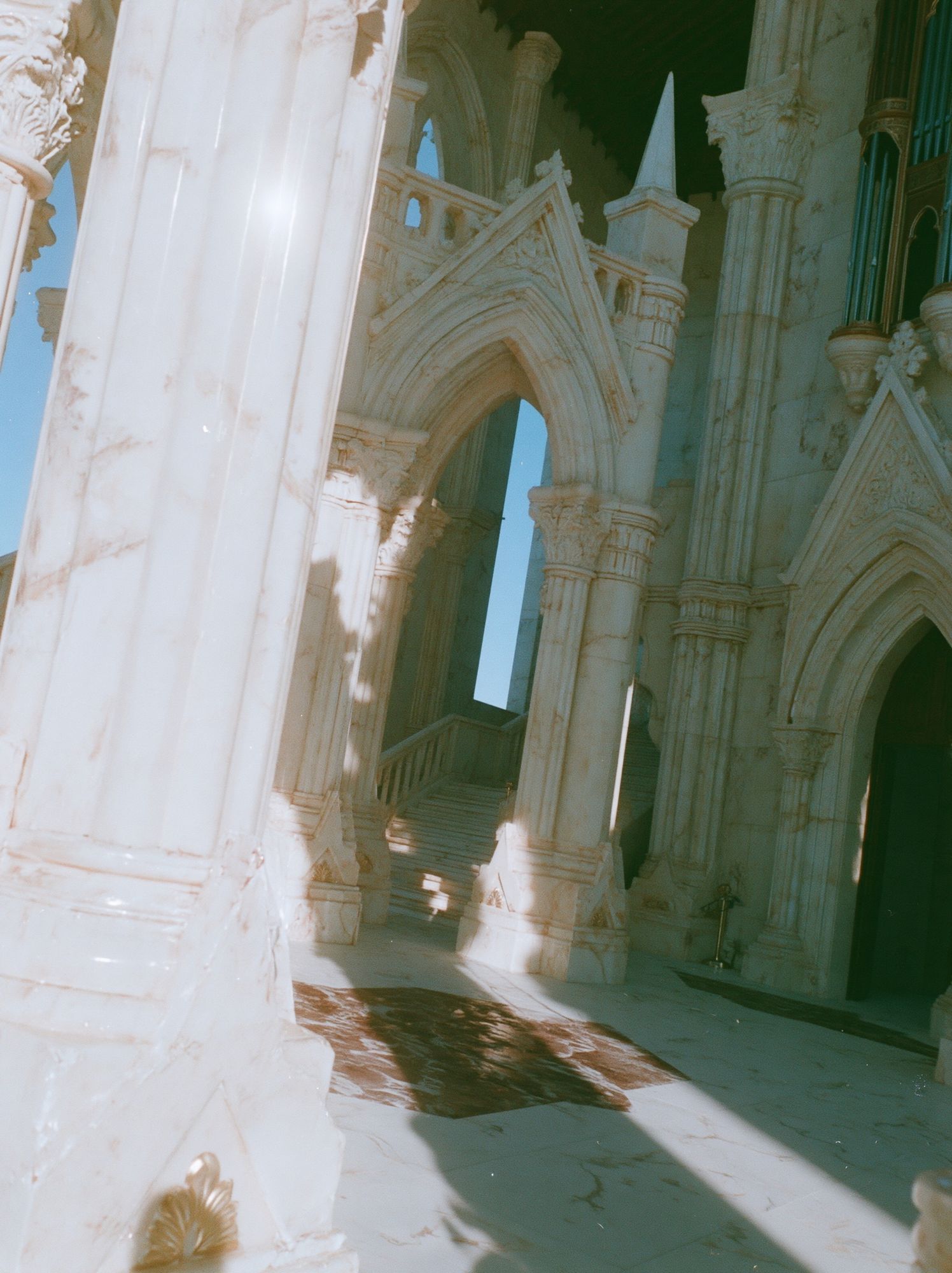 Gothic Marble Hall Photography Poster. poster detail