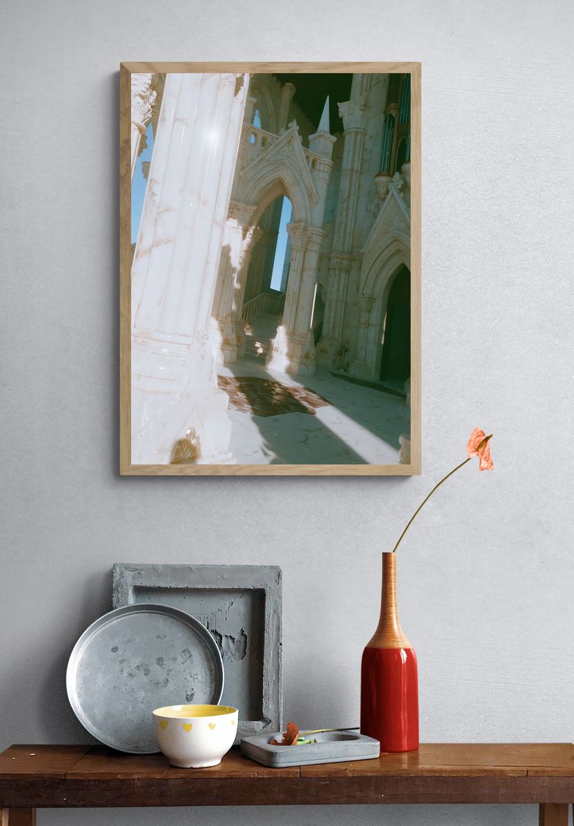 Gothic Marble Hall Photography Poster. — room view 3