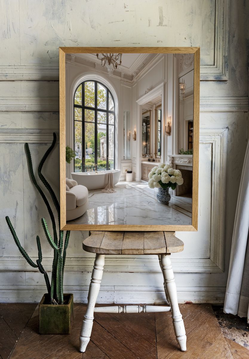 Luxury Marble Bathroom Interior Poster. room preview