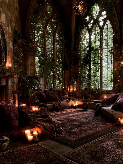 Enchanted Gothic Conservatory Poster.