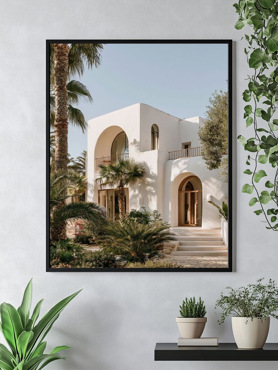 Mediterranean Villa Photography Poster. — room view 4