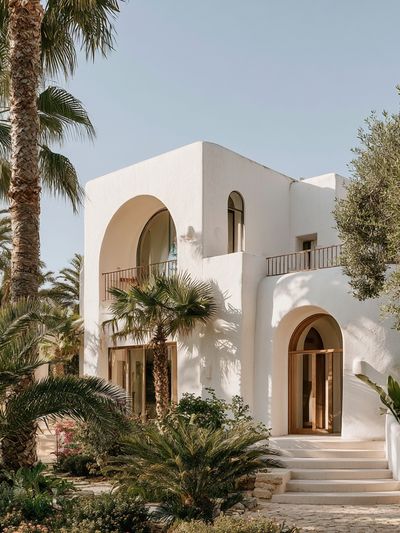 Mediterranean Villa Photography Poster.