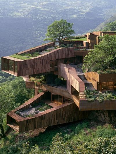 Cliffside Eco House Photography Poster.