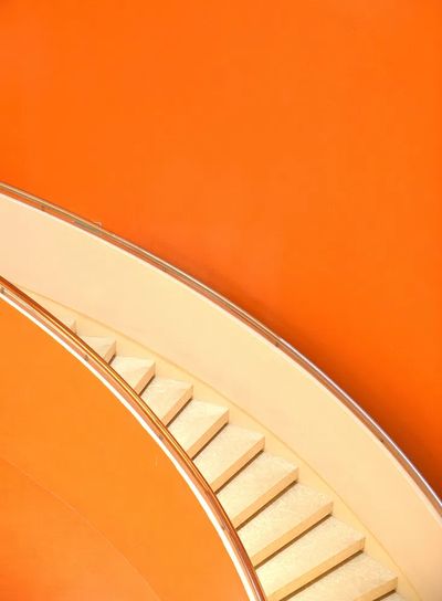 Curved Staircase — Minimalist Print.