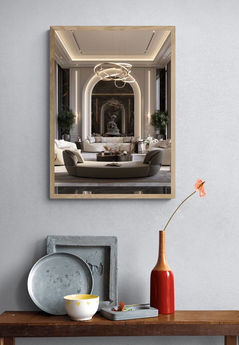 Luxury Grand Salon Interior Poster. — room view 3