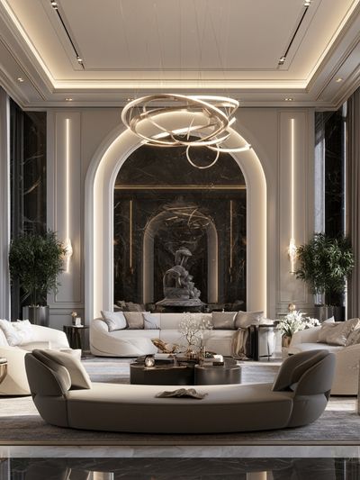 Luxury Grand Salon Interior Poster.
