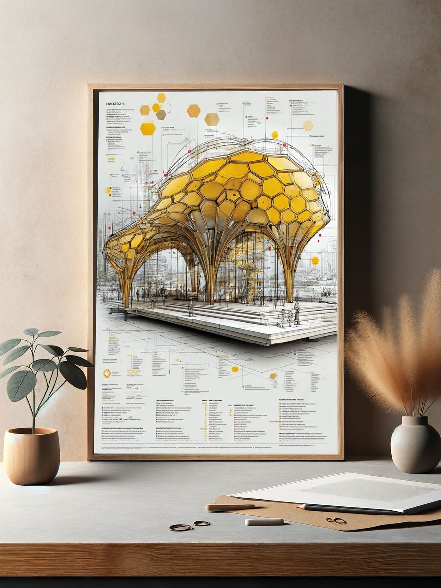 Architectural Concept — Modern Print. — room view 2