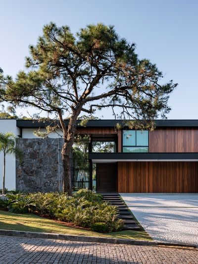 Modern House Exterior Photography Poster.