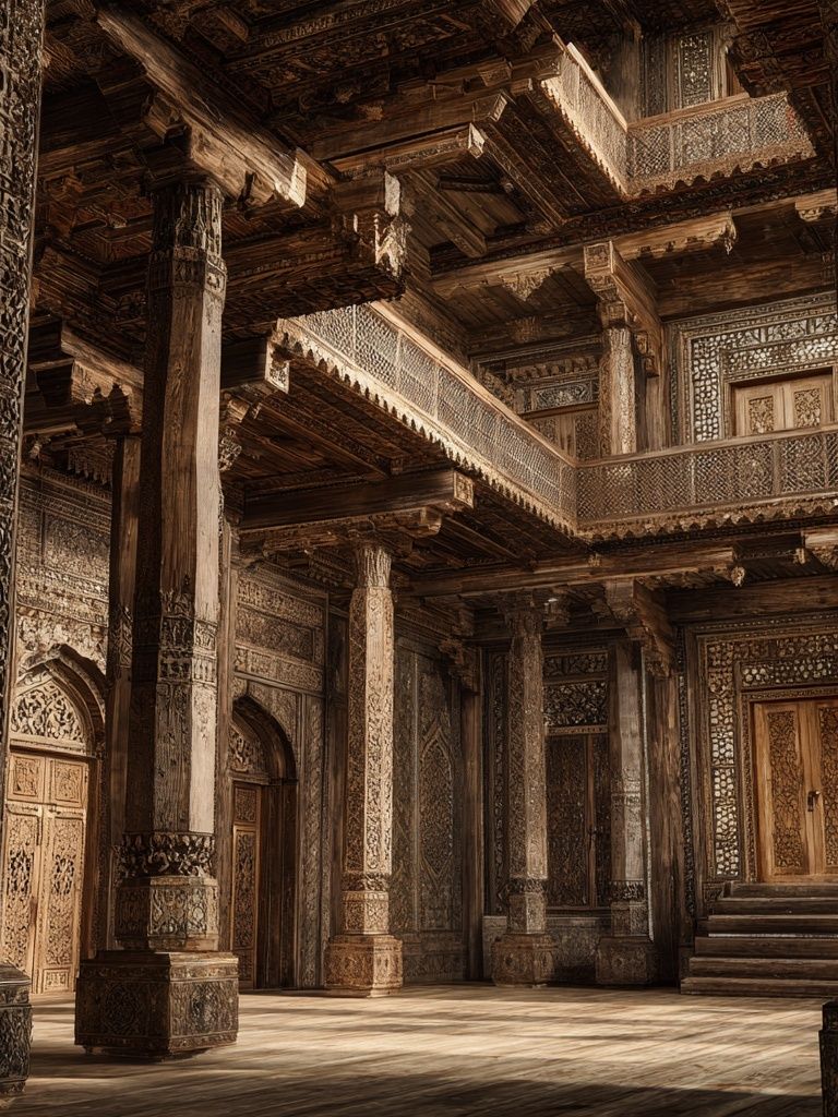 Ornate Palace Interior Photography Poster. poster — architecture art