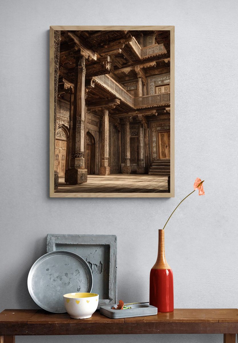 Ornate Palace Interior Photography Poster. — room view 3