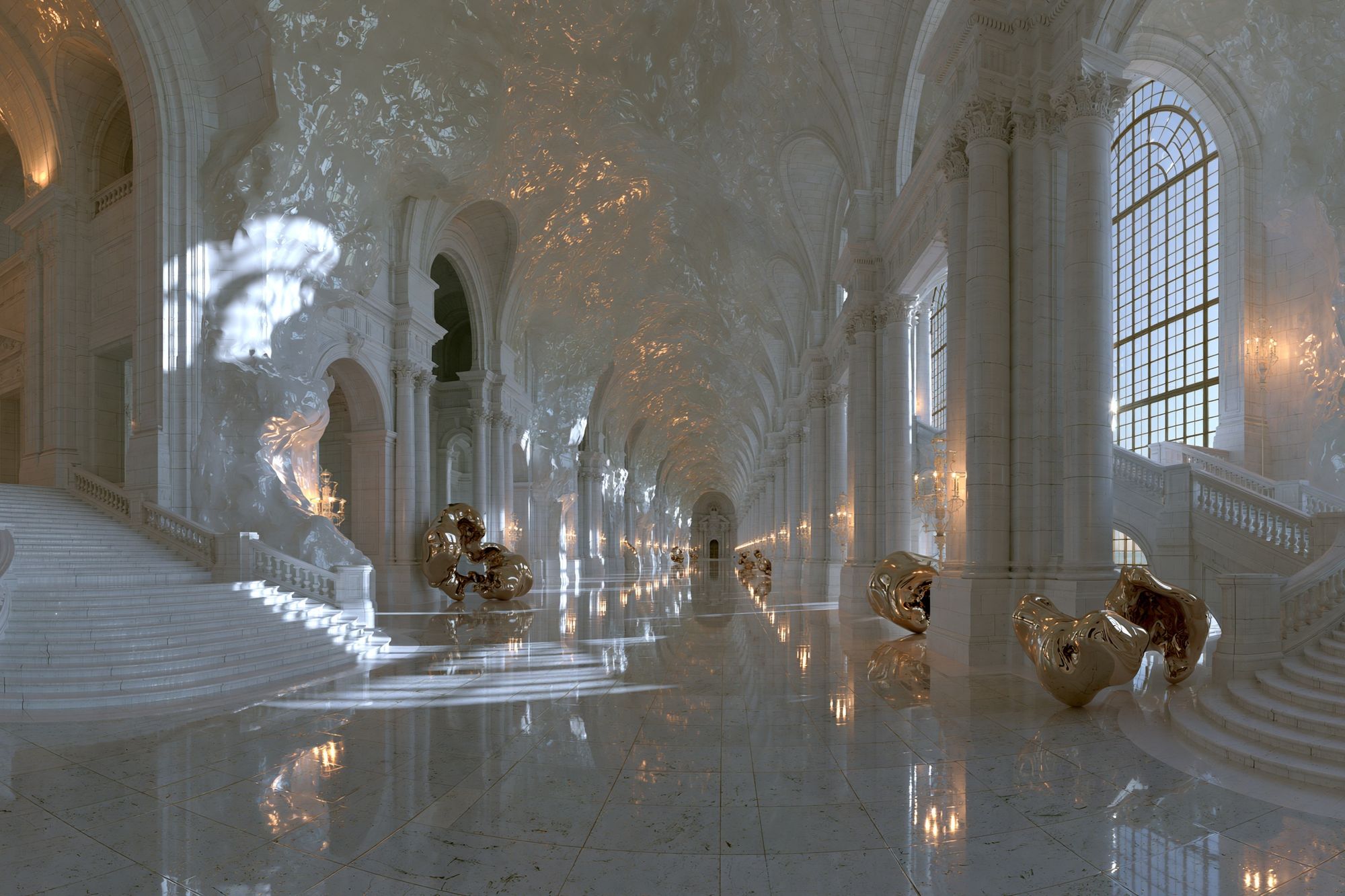 Grand Marble Hall Interior Print. poster detail